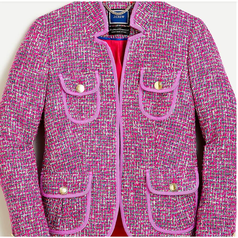J.Crew Fitted Jacket in Autumn Tweed Size 8